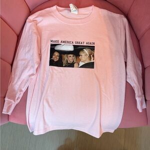 Pink Graphic Women's Sweater